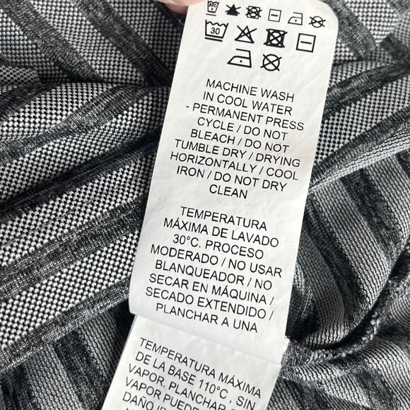 Puma Golf Polo Shirt Mens XL Gray Striped - Picture 8 of 9